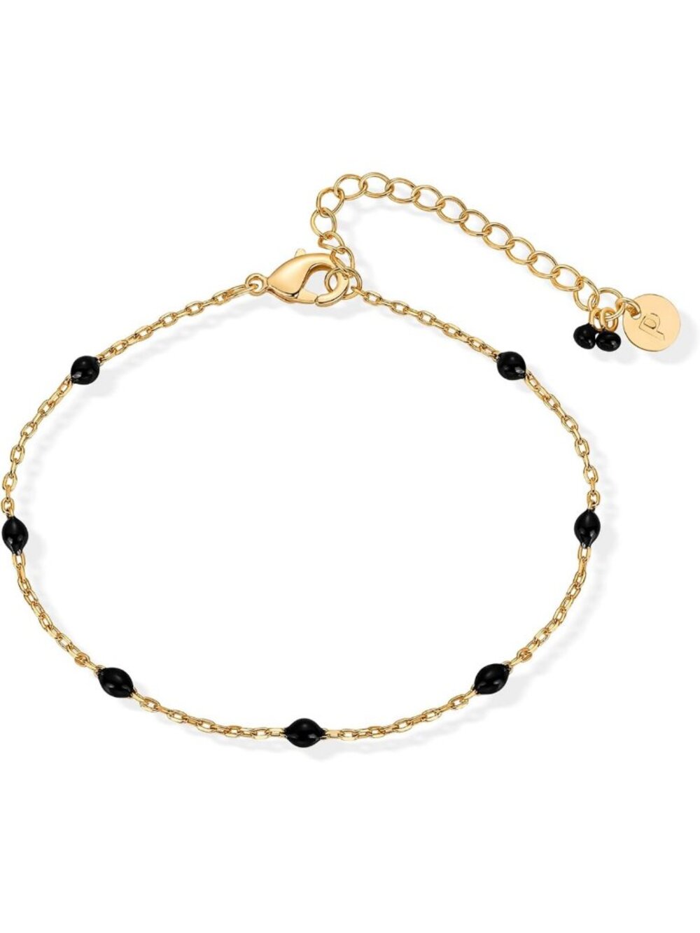 Colorful 14K Gold Plated Beaded Bracelet for Women | Dainty Layering Jewelry